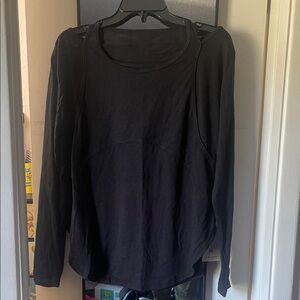 HALARA Classic Black Long Sleeve Top